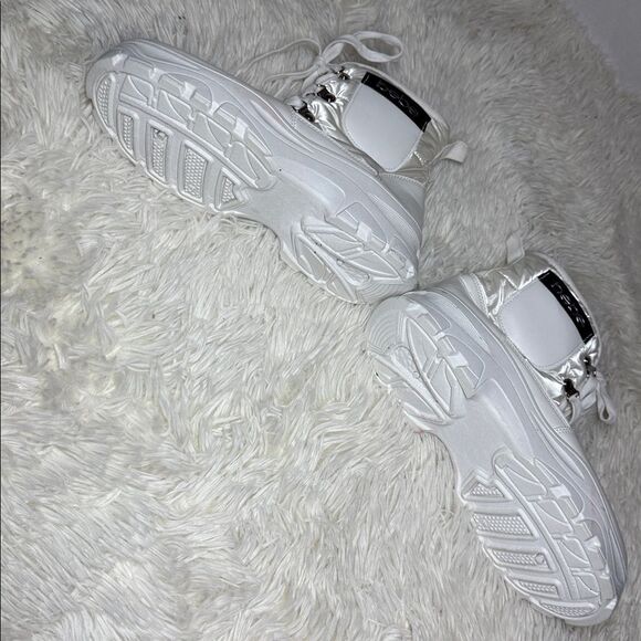 Stylish Bebe White Women's Boots - Picture 5 of 7